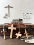 画像1: MARCHE' DE SOEUR／木の十字架ネックレス (1)
