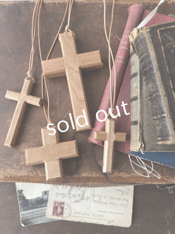 画像3: MARCHE' DE SOEUR／木の十字架ネックレス (3)