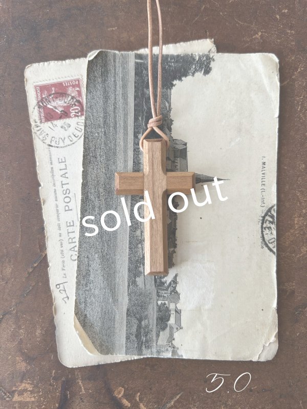 画像5: MARCHE' DE SOEUR／木の十字架ネックレス (5)