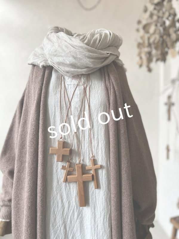 画像9: MARCHE' DE SOEUR／木の十字架ネックレス (9)