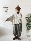 画像11: Libera&Capricciosa／２wayリネンブラウス・ブラック (11)