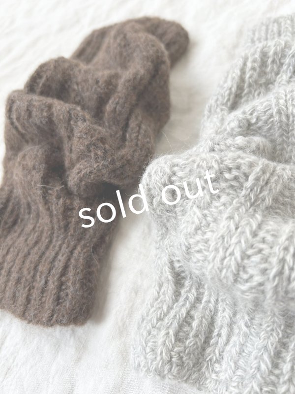 画像2: HARAWOOL／ベビーアルパカレッグウォーマー (2)