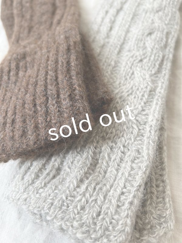 画像4: HARAWOOL／ベビーアルパカレッグウォーマー (4)