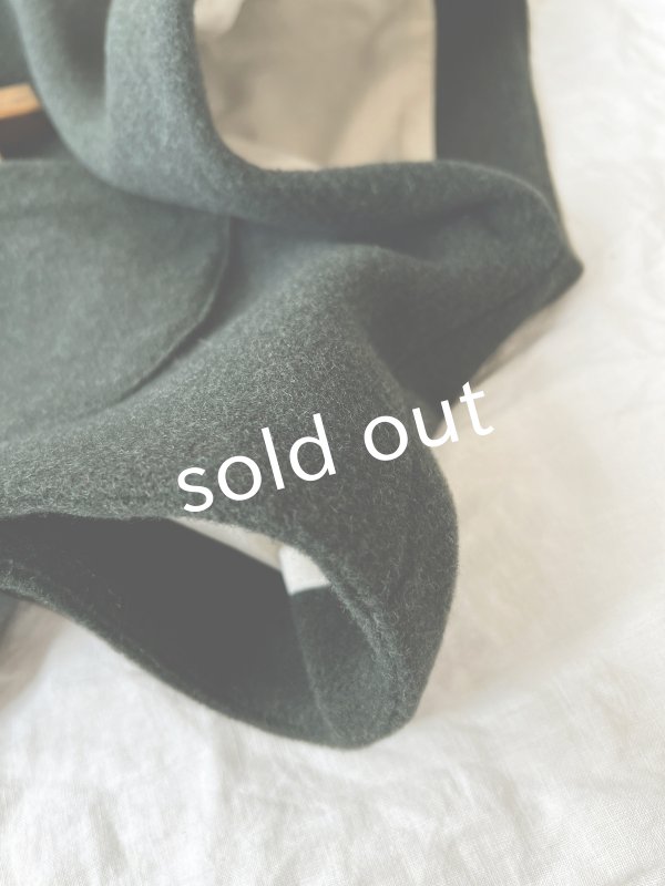 画像9: MARCHE' DE SOEUR／セーラ襟のタッセルちびコート・ダークグリーンモッサ (9)