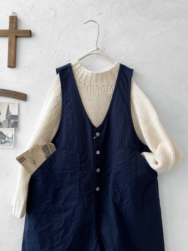 画像4: seasew.／111 オーバーオール・ダークネイビー (4)