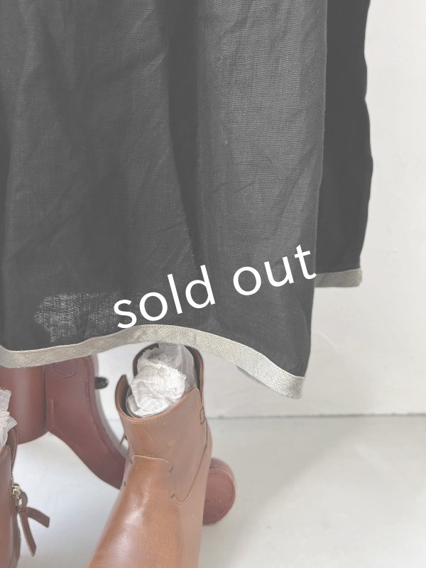 画像4: Avenue／丸襟ギャザーワンピース・黒 (4)