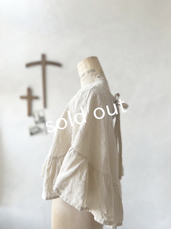 画像5: Avenue／フリルギャザーポンチョ・ミルク (5)