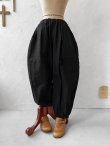 画像4: je suis comme je suis/ワイドファティーグパンツ・黒 (4)
