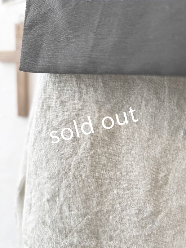 画像10: je suis comme je suis/ビブカラーブラウス・生成り×黒襟 (10)