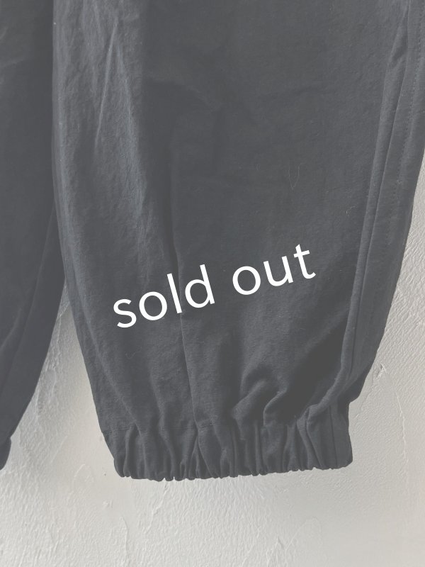 画像10: je suis comme je suis/ワイドファティーグパンツ・黒 (10)