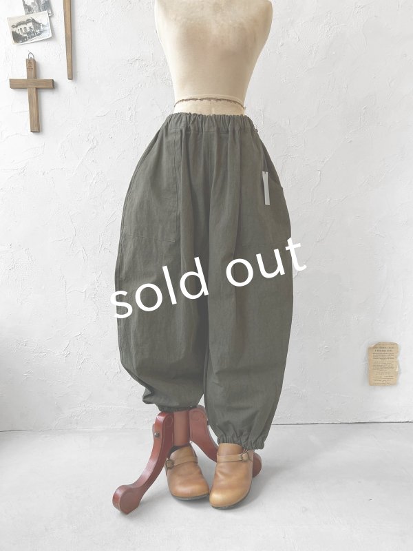 画像5: je suis comme je suis/ワイドファティーグパンツ・アーミーグリーン (5)