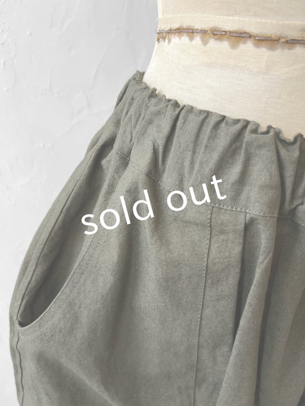 画像8: je suis comme je suis/ワイドファティーグパンツ・アーミーグリーン (8)