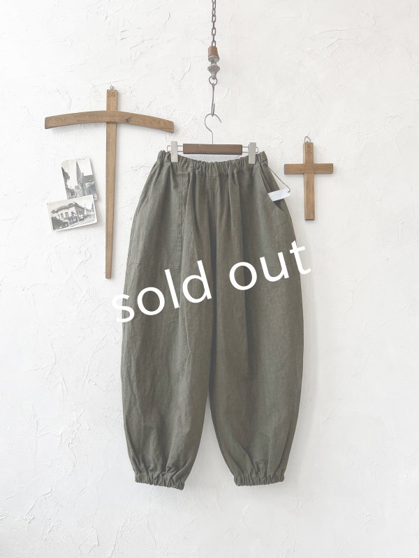 画像10: je suis comme je suis/ワイドファティーグパンツ・アーミーグリーン (10)