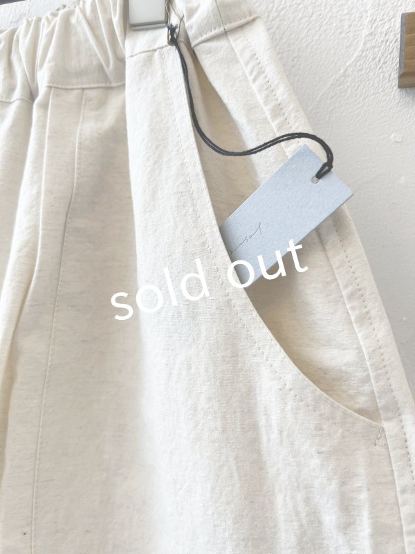 画像4: je suis comme je suis/ワイドファティーグパンツ・ミルク (4)