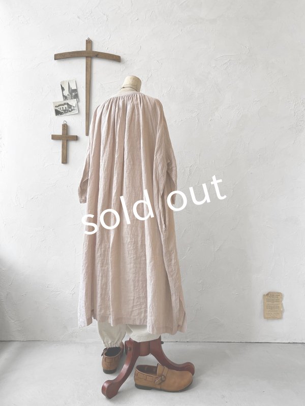 画像8: je suis comme je suis/花笑みのステッチドレス・ピンク (8)