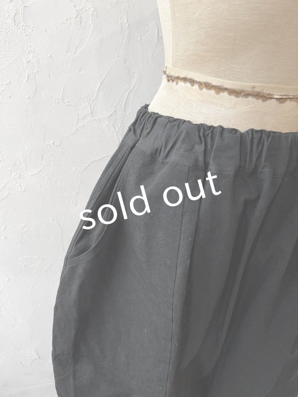 画像5: je suis comme je suis/ワイドファティーグパンツ・黒 (5)