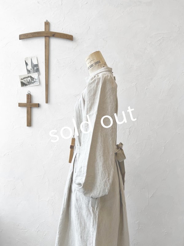 画像8: je suis comme je suis/ "marguerite" ロングドレス・キナリ (8)