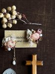 画像7: toromeco／”tsubuto” スフレスパンコールのイヤリング ・ピンクブラウン (7)