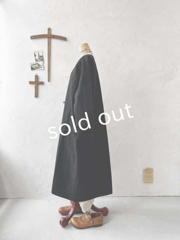 画像6: je suis comme je suis/キーネックドレス・ブラック (6)