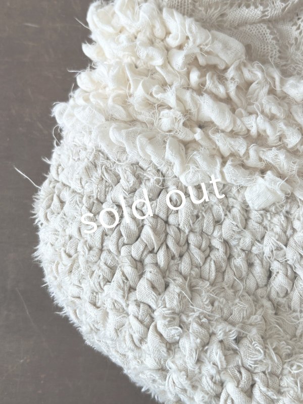 画像4: toromeco/裂き編みバッグ "Chaleur rectangle" (4)