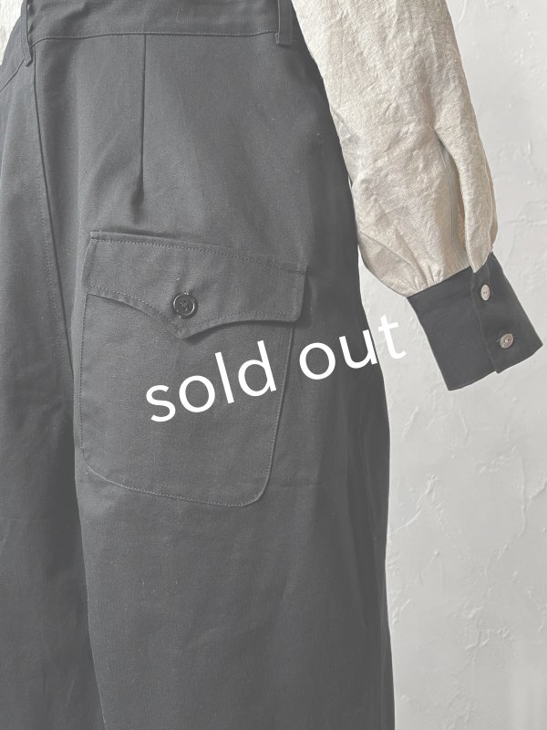 画像8: je suis comme je suis/サスペンダーパンツ・ブラック (8)