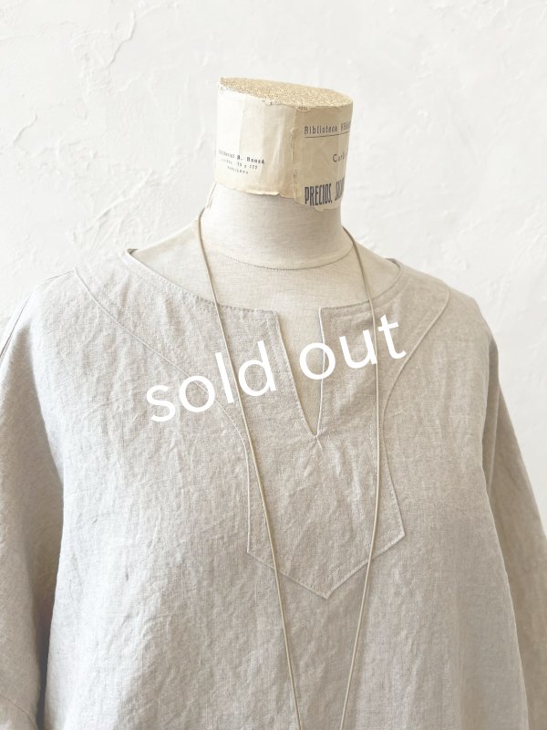 画像3: je suis comme je suis/キーネックドレス・キナリ (3)