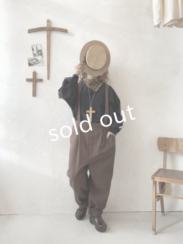 画像9: je suis comme je suis/キーネックプルオーバー・ブラック (9)