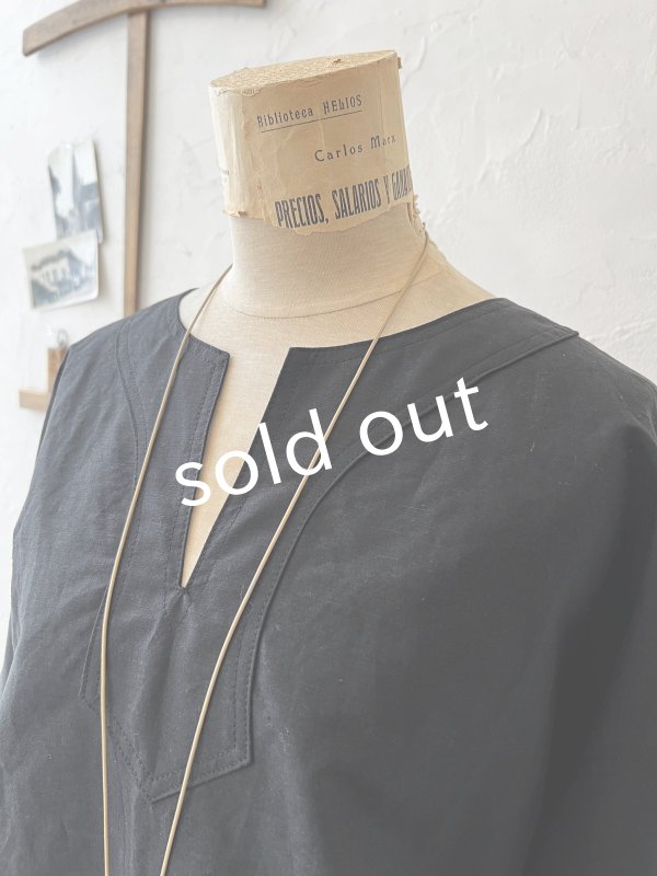 画像4: je suis comme je suis/キーネックプルオーバー・ブラック (4)