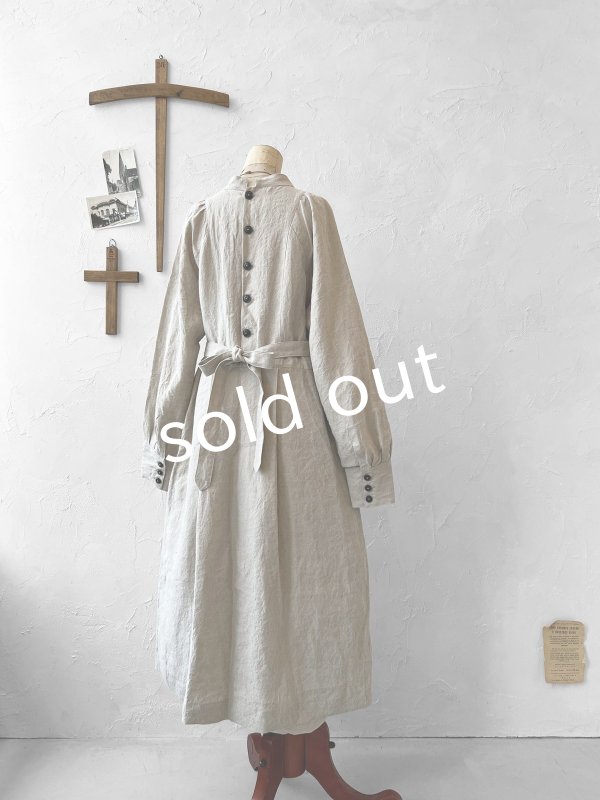 画像9: je suis comme je suis/ "marguerite" ロングドレス・キナリ (9)