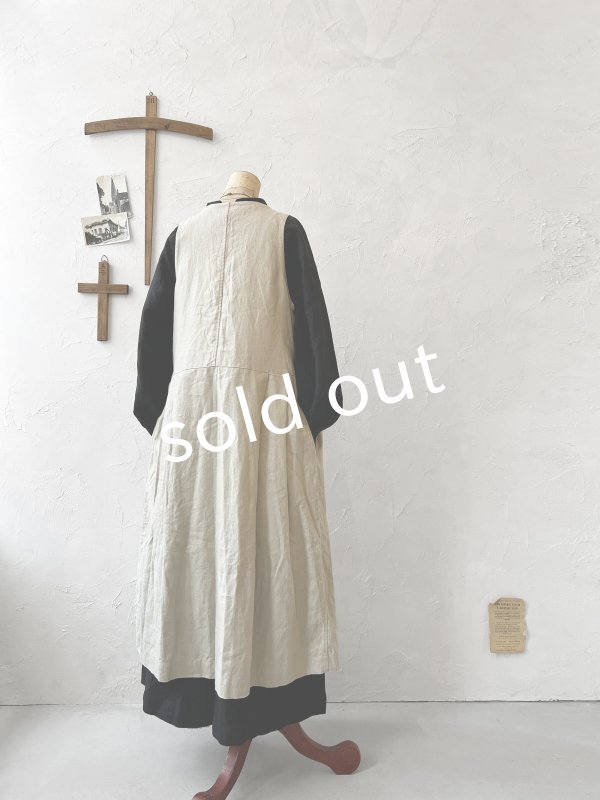 画像9: je suis comme je suis/カシュクールドレス・ナチュラル (9)