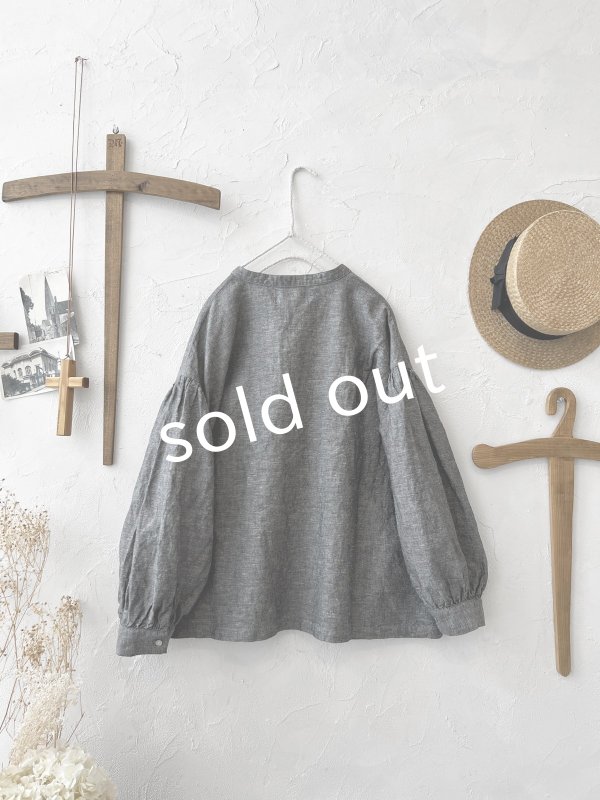 画像6: sorte cuff/レースアップリボンプルオーバー・ブラック (6)