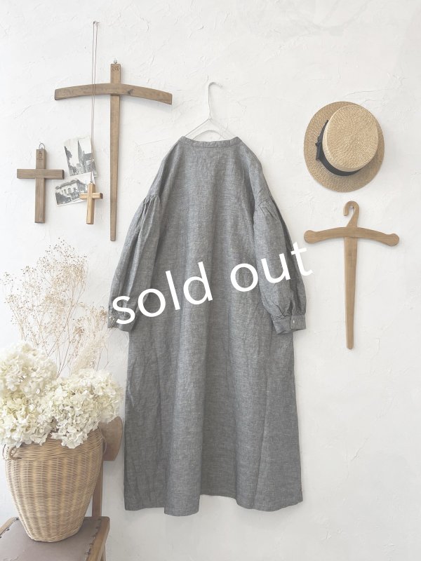 画像7: sorte cuff/レースアップリボンワンピース・ブラック (7)