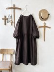 画像6: shizuka's／アンティークレースのワンピース・ビターチョコ (6)