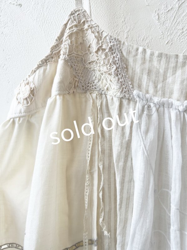 画像3: shizuka's／アンティークレースのキャミワンピース (3)