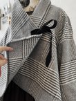 画像7: shizuka's／ベルベットリボンのコート・グレンチェック (7)