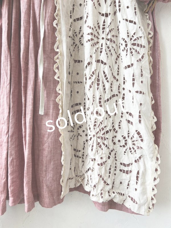 画像3: shizuka's／アンティークレースのセーラー襟ワンピース (3)