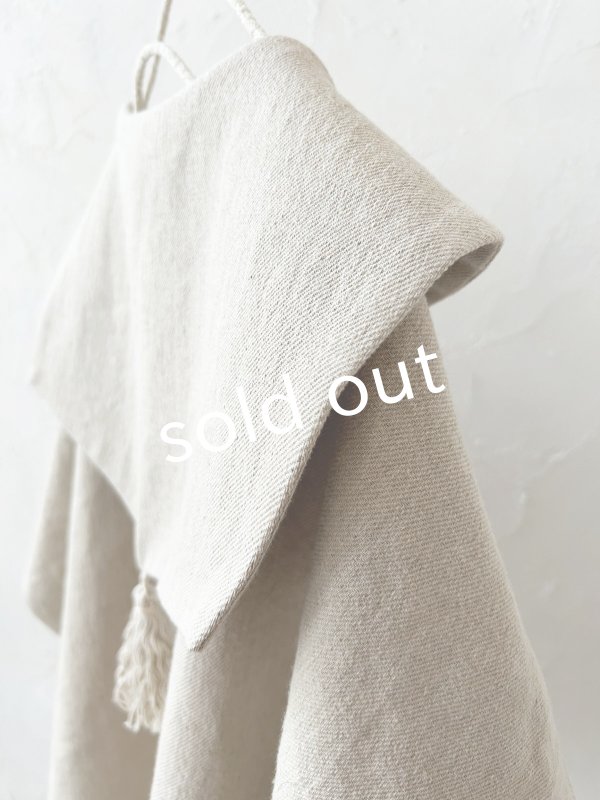 画像9: MARCHE' DE SOEUR／セーラ襟のタッセルちびコート・生成り (9)