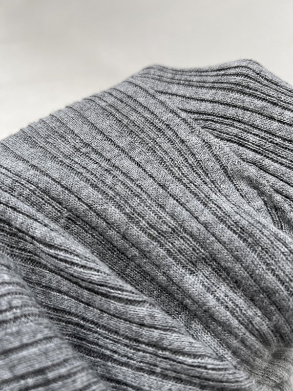 画像4: SO／モックネックカットソー・グレー (4)