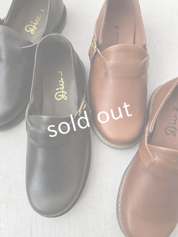 画像6: Diu／本革ベルトシューズ・ブラック (6)