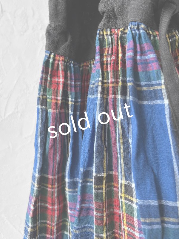 画像9: MARCHE' DE SOEUR／バッククロスワンピース・ブルータータン (9)