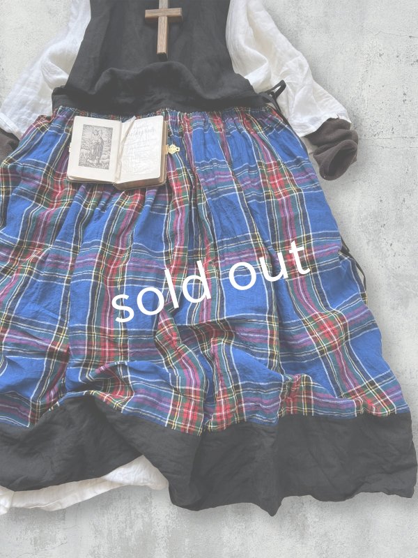 画像10: MARCHE' DE SOEUR／バッククロスワンピース・ブルータータン (10)