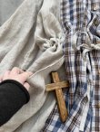 画像6: 【30%OFF】MARCHE' DE SOEUR／祈りのワンピース・ブルーチェック (6)
