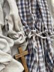 画像3: 【30%OFF】MARCHE' DE SOEUR／祈りのワンピース・ブルーチェック (3)