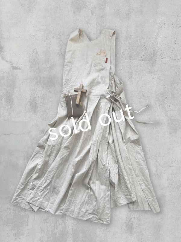 画像7: MARCHE' DE SOEUR／タブリエワンピース・黒 (7)