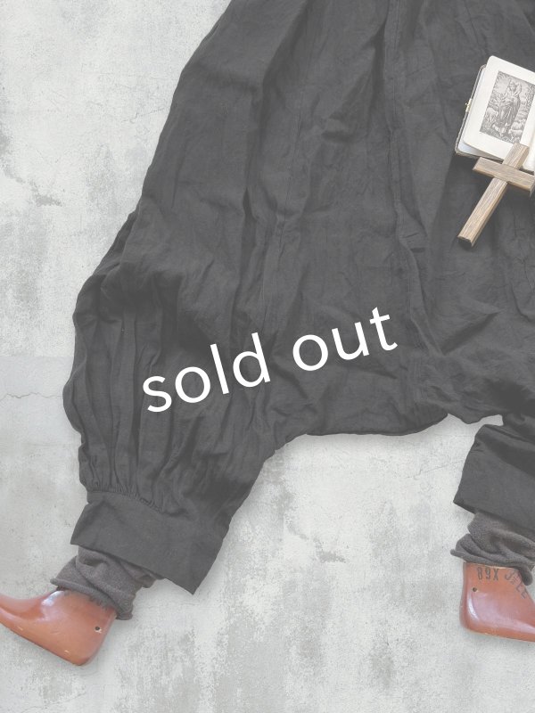 画像3: MARCHE' DE SOEUR/王様パンツ・黒 (3)