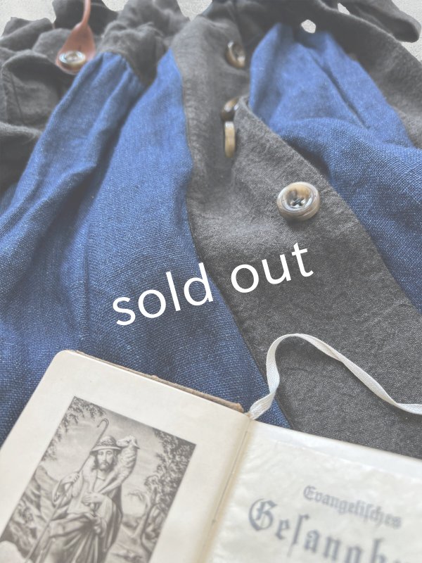 画像5: MARCHE' DE SOEUR/種蒔ポケットスカート・インディゴ (5)