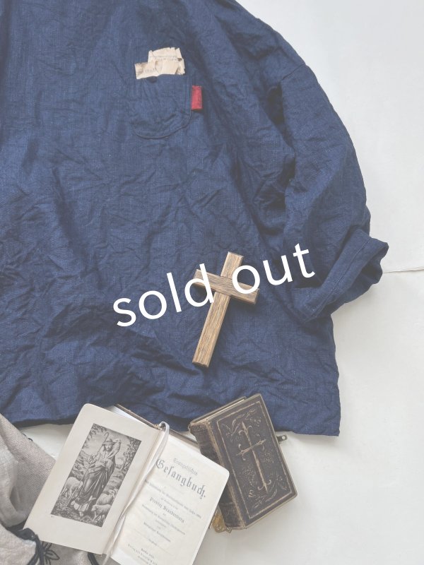 画像3: MARCHE' DE SOEUR/ちびポケットプルオーバー・インディゴ (3)