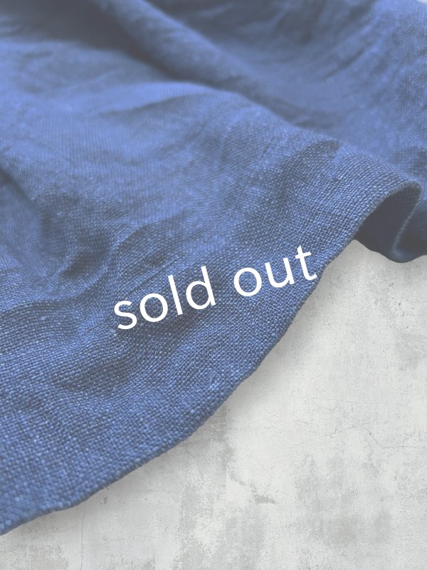 画像6: MARCHE' DE SOEUR/ターシャの種蒔ポケットワンピース・インディゴ×プチペイズリー (6)