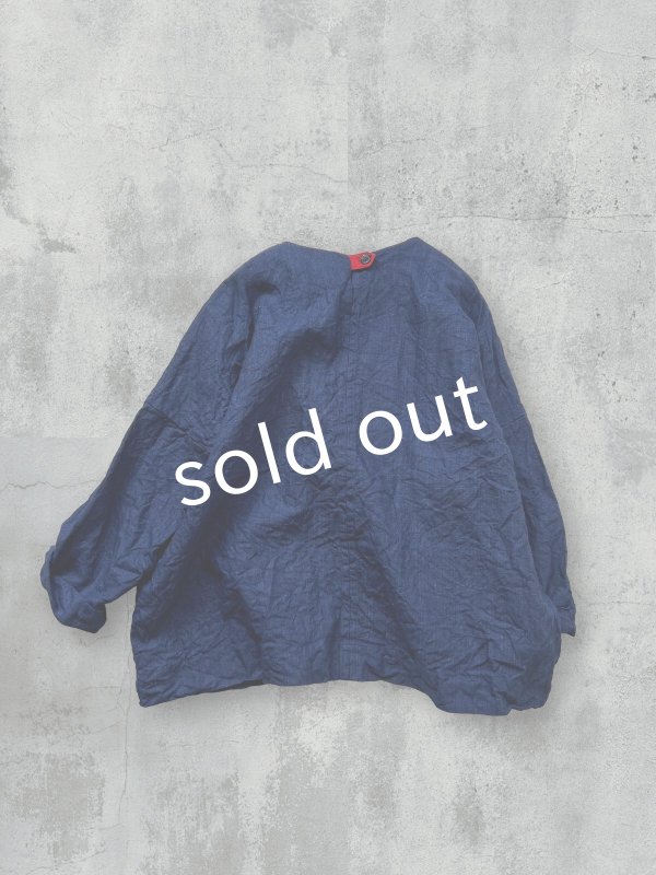画像7: MARCHE' DE SOEUR/ちびポケットプルオーバー・インディゴ (7)