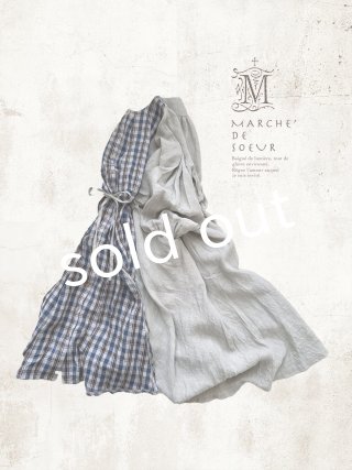 MARCHE' DE SOEUR/ タブリエパンツ・黒 - MARCHE' DE SOEUR